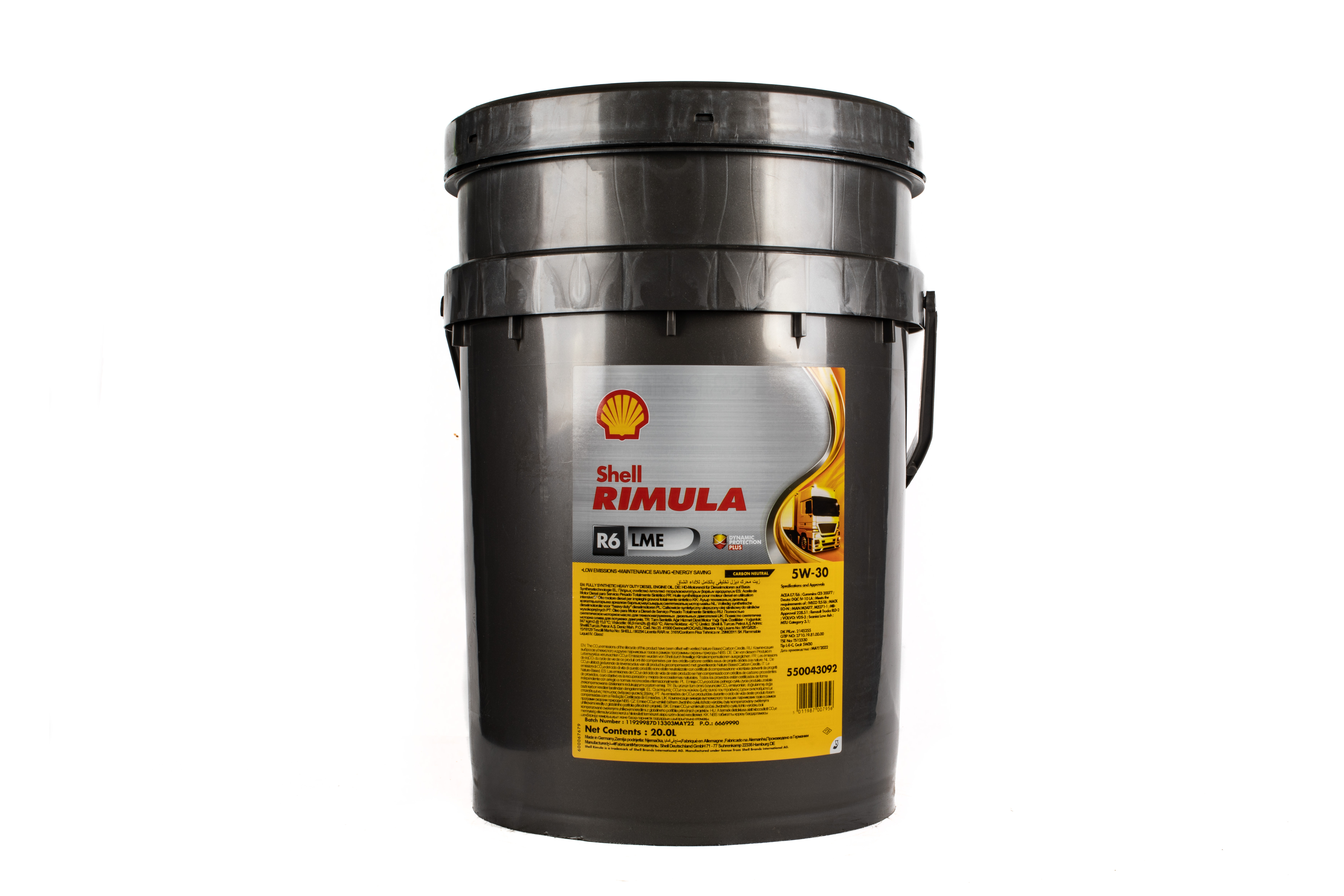 Shell Rimula R6 LME 5W-30 (20 l) - Oleje.cz